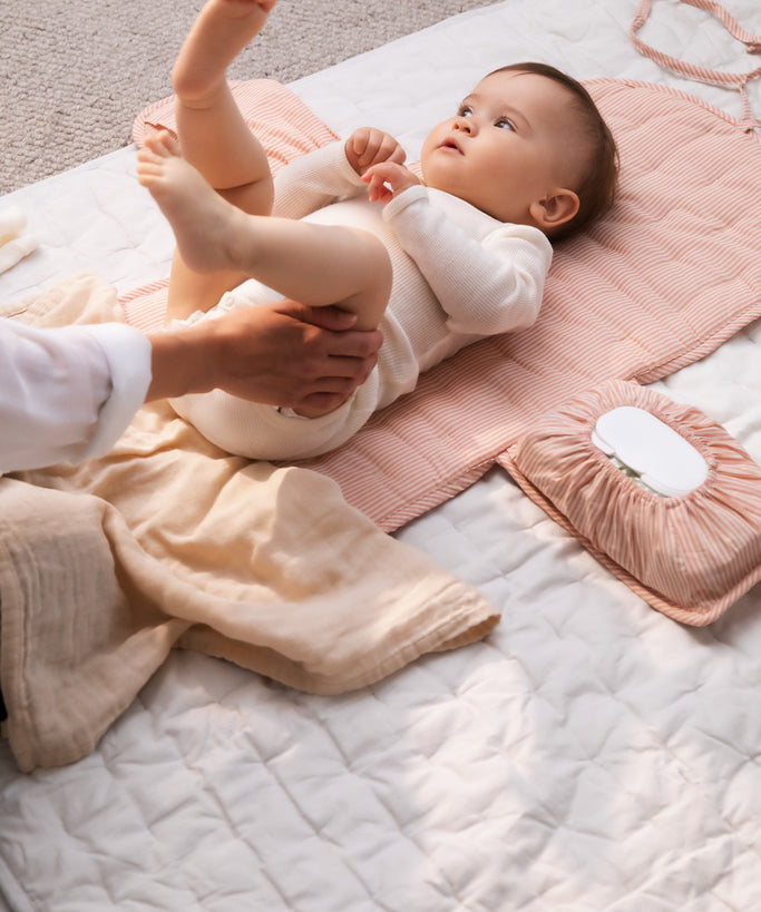 Pusleunderlag der nemt kan tages med på farten.