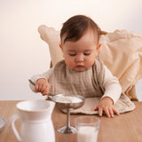 Bib Long (2-pack), Bib - Grey Sand