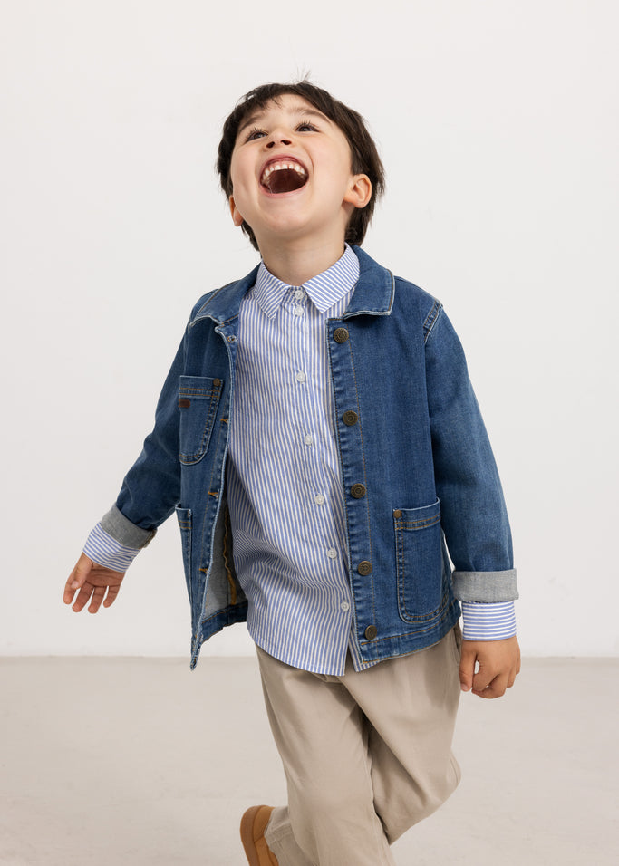 Tommy, Shirt - Bolich Blue Strips