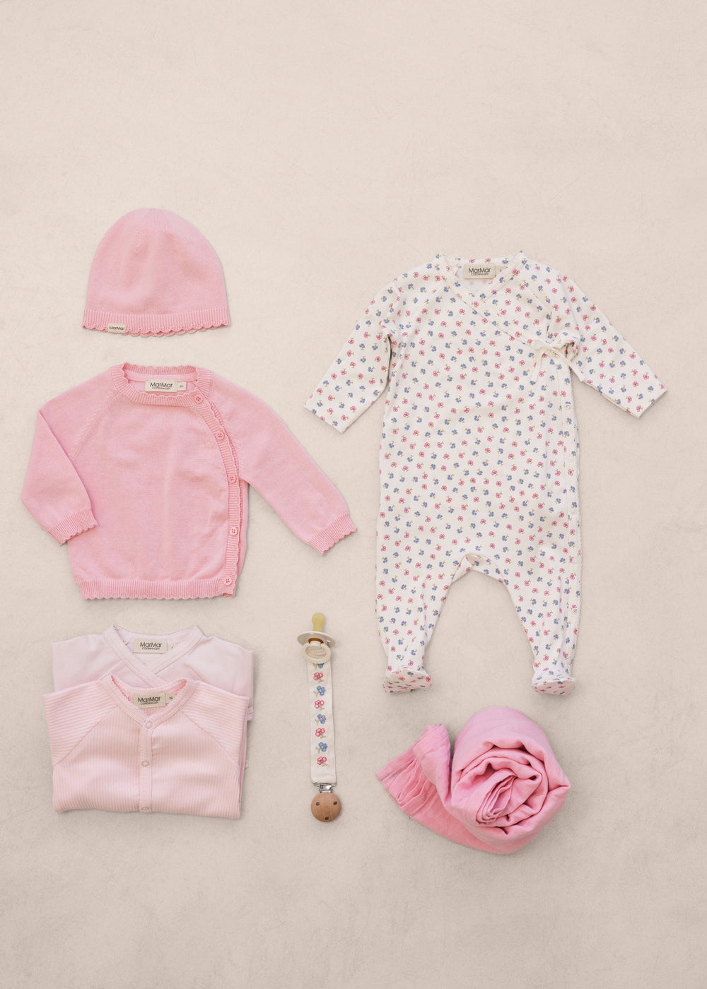 Pink modal baby clothing for newborns