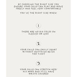 Winter jacket size guide with tips for correct size and fit