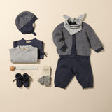 Newborn Socks 2-pack, Socks - Light Grey Melange