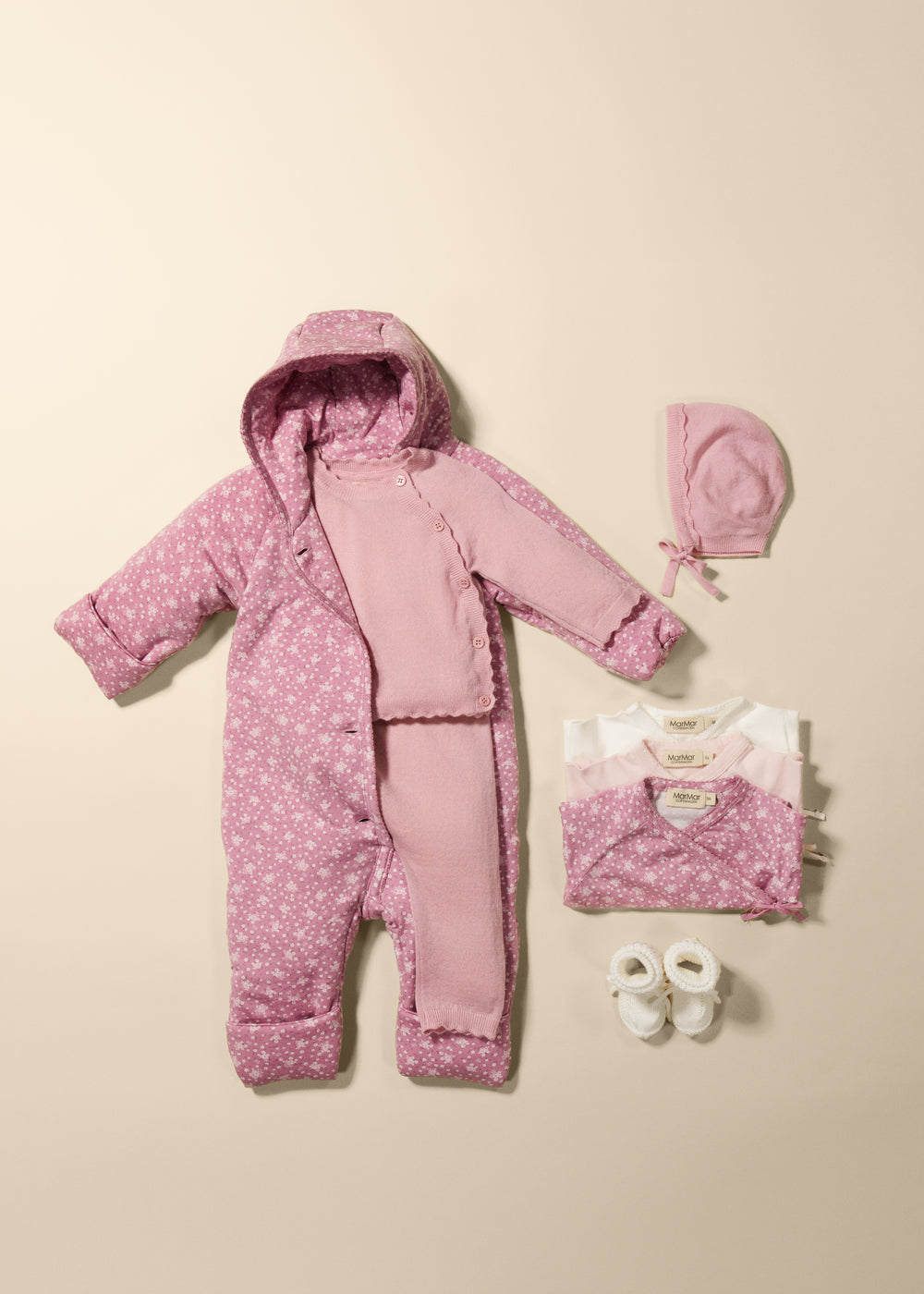 Abootie, Knit Booties - Gentle White