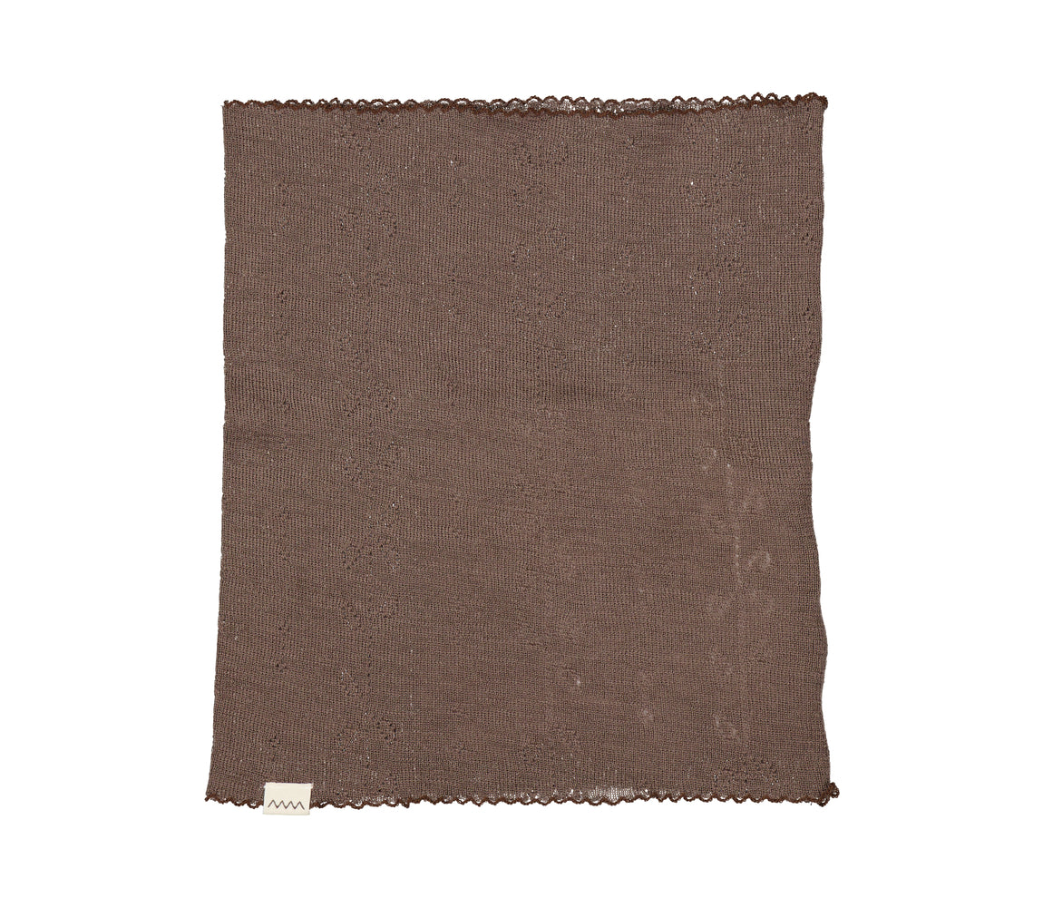 Buff, Uld Pointelle Halsedisse - Terre - MarMar Copenhagen