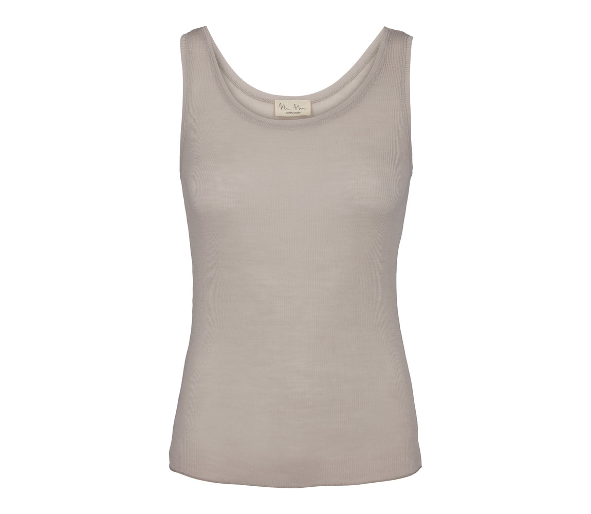 Tevo W, Uld Rib Undertrøje - Pepple - MarMar Copenhagen