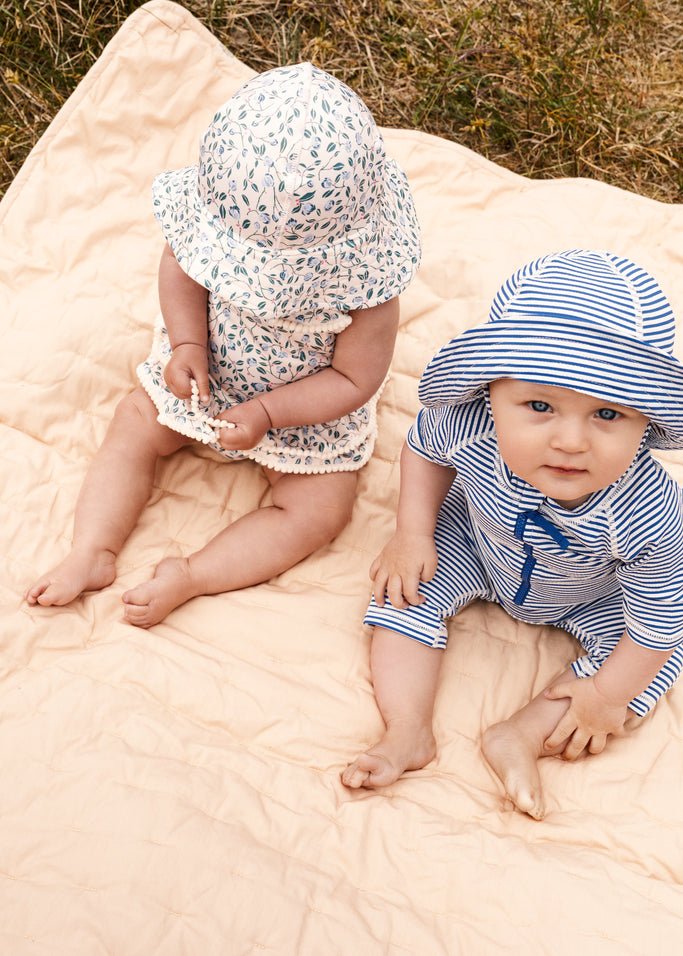 Alba Splash Long, Sun Hat - Floral