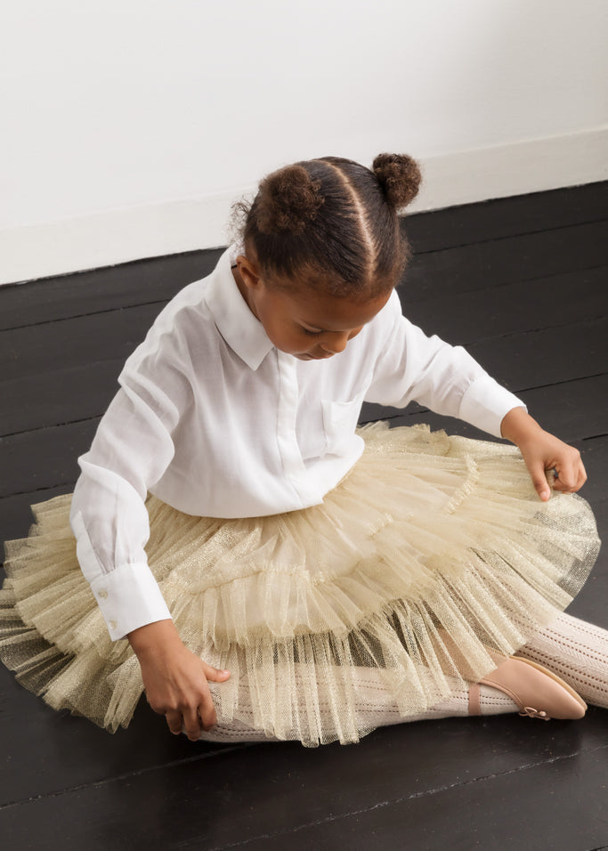 Dancer Tutu, Skirt - Gold - Marmar Copenhagen